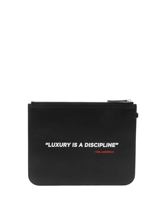  칼라거펠트 클러치/파우치 201W3259BLACK Black - KARL LAGERFELD