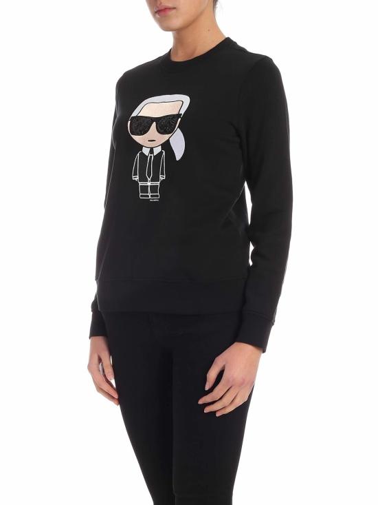  칼라거펠트 긴팔 티셔츠 96KW1823999 Black - KARL LAGERFELD