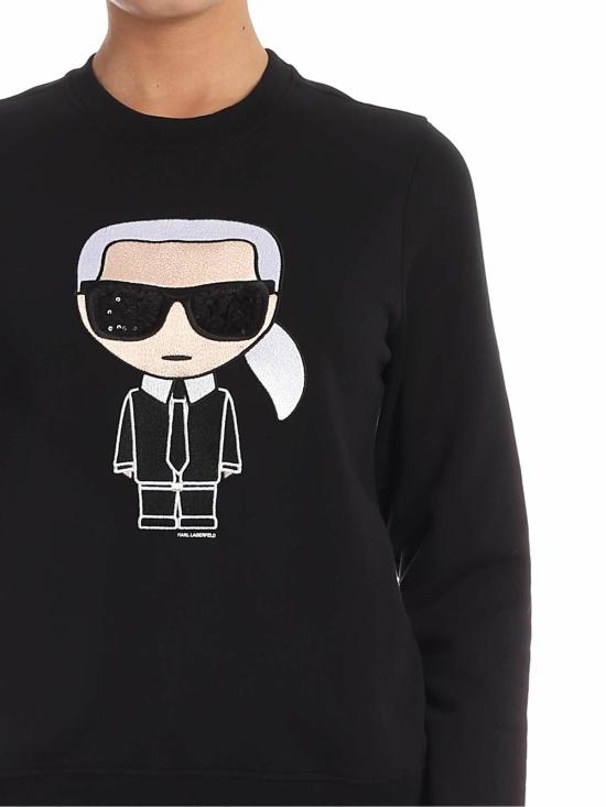  칼라거펠트 긴팔 티셔츠 96KW1823999 Black - KARL LAGERFELD