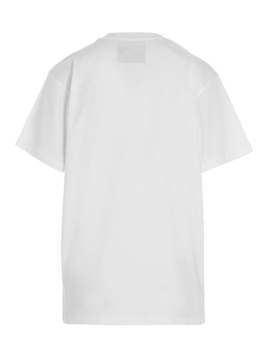  모스키노 반팔 티셔츠 079860411001 White - MOSCHINO