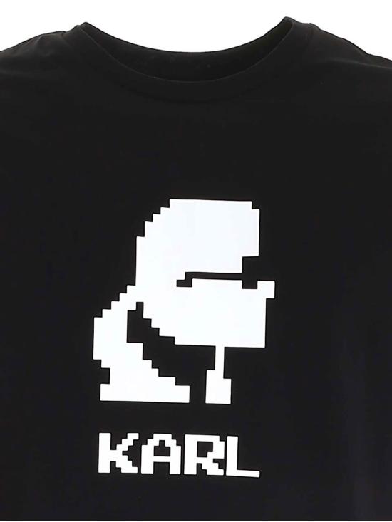  칼라거펠트 반팔 티셔츠 755032511221990 Black - KARL LAGERFELD