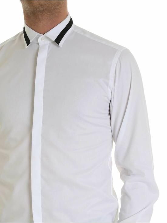  칼라거펠트 긴팔 셔츠 605113592699103 White - KARL LAGERFELD