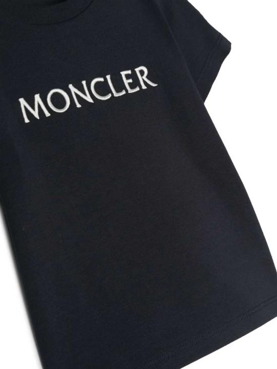 24FW 몽클레어 / 키즈 반팔 티셔츠 J19518C000028790N778 Blue BPG - MONCLER