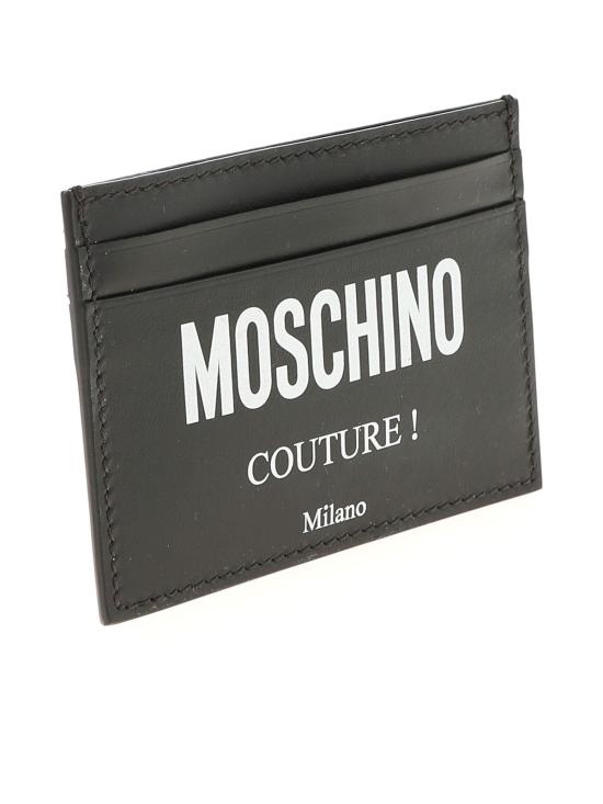  모스키노 카드지갑 810380012555 Black - MOSCHINO