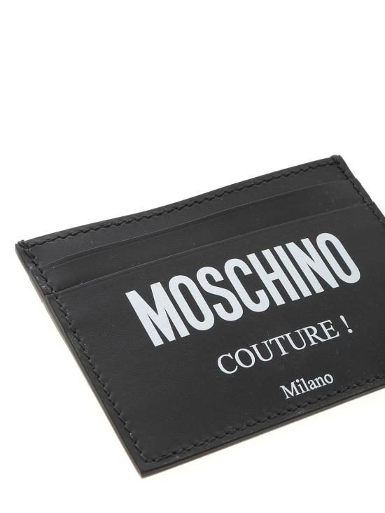  모스키노 카드지갑 810380012555 Black - MOSCHINO