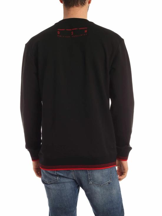  알렉산더 맥퀸 긴팔 티셔츠 545415ROT251000 Black - ALEXANDER MCQUEEN