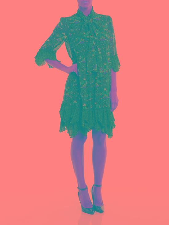  씨바이클로에 숏 스커트 S7ARO24S7A030SKZ Blue - SEE BY CHLOE'