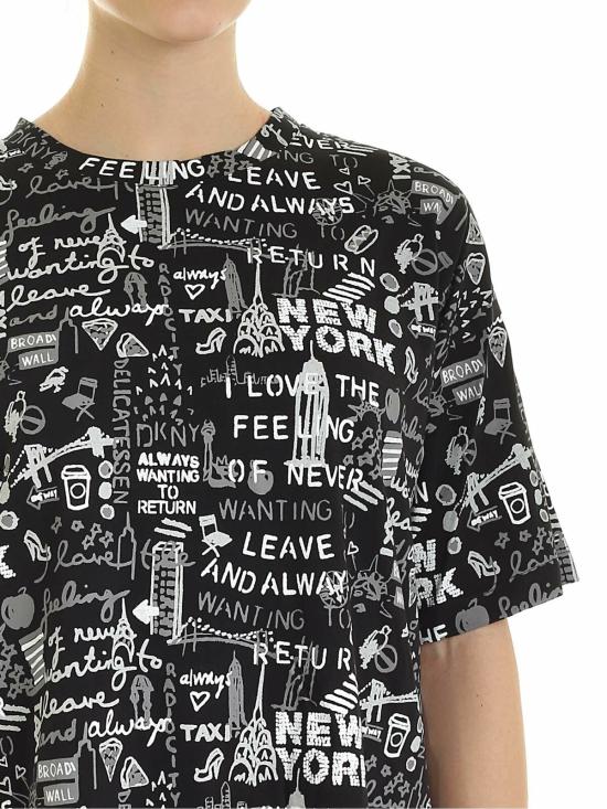  디케이엔와이 반팔 티셔츠 P0AH0EPIBLW BLACK - DKNY
