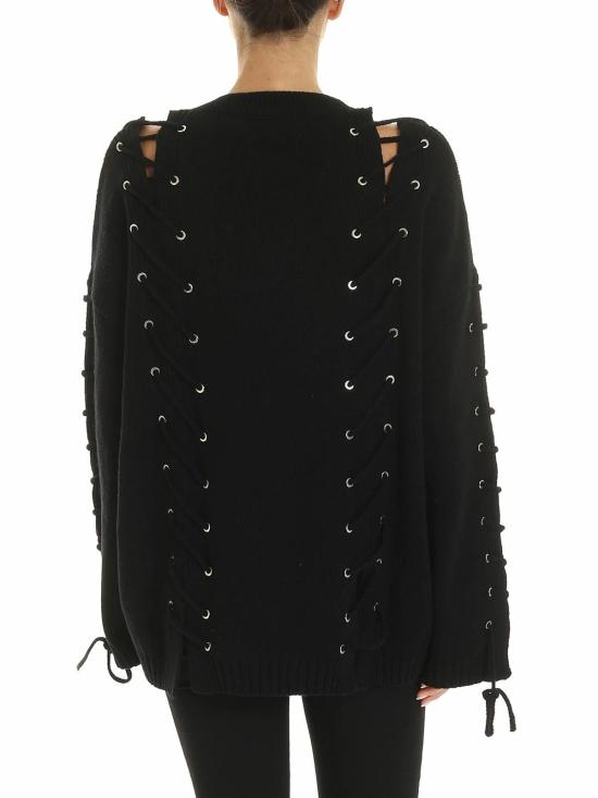  알렉산더 맥퀸 긴팔 티셔츠 559220RNK301000 Black - ALEXANDER MCQUEEN