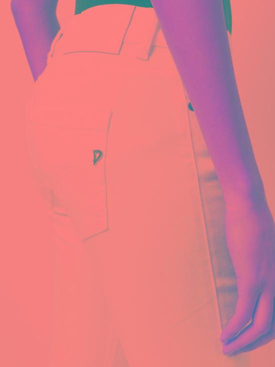  돈답 스트레이트 팬츠 P692BS0030DPTD000 White - DONDUP