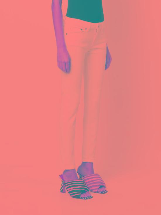  돈답 스트레이트 팬츠 P692BS0030DPTD000 White - DONDUP