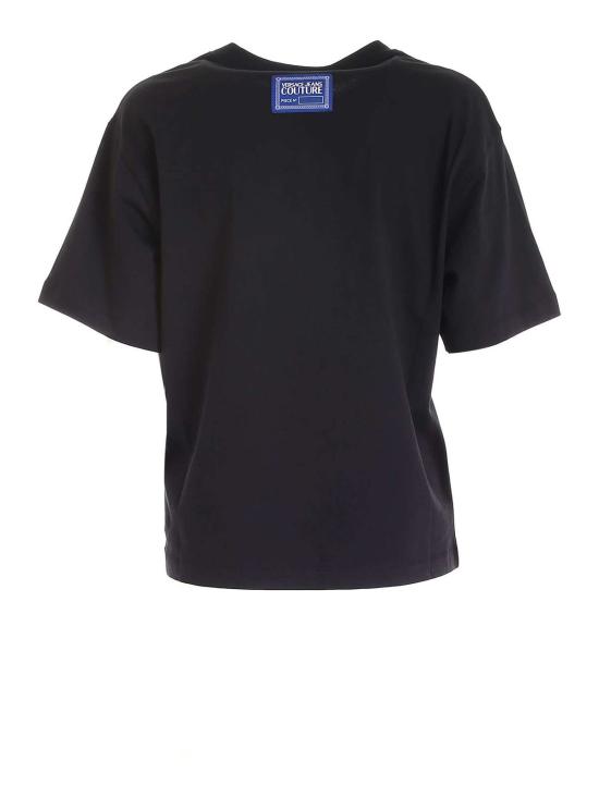  베르사체 반팔 티셔츠 71HAHP02CJ00P899 Black - VERSACE