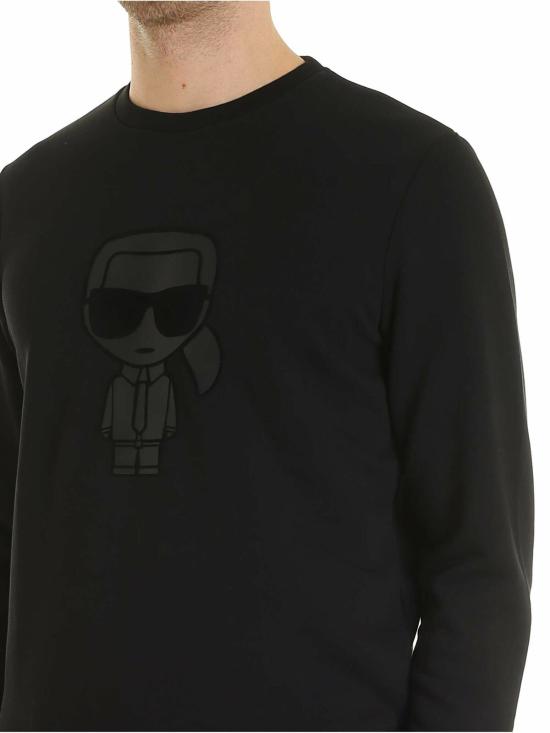  칼라거펠트 긴팔 티셔츠 705081592910990 Black - KARL LAGERFELD