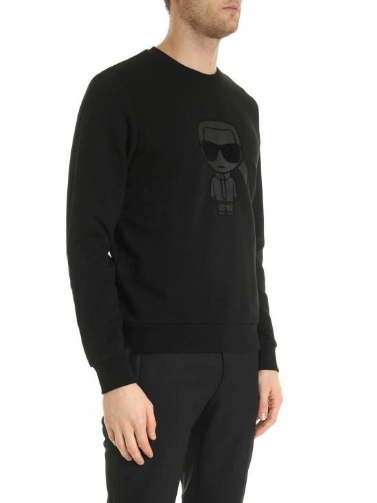  칼라거펠트 긴팔 티셔츠 705081592910990 Black - KARL LAGERFELD