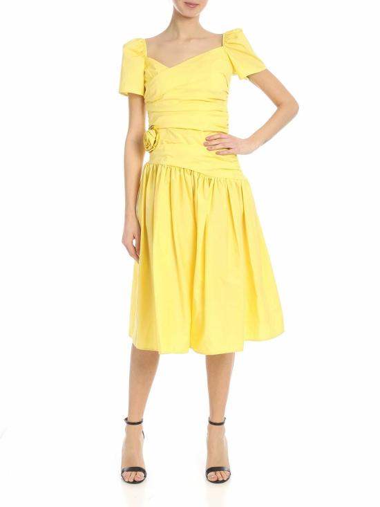  비베타 미디 원피스 91VP570115 Yellow