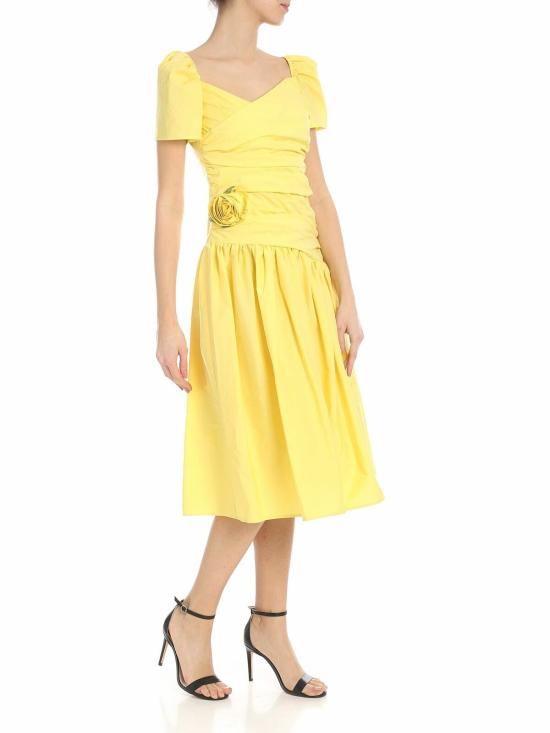  비베타 미디 원피스 91VP570115 Yellow - VIVETTA