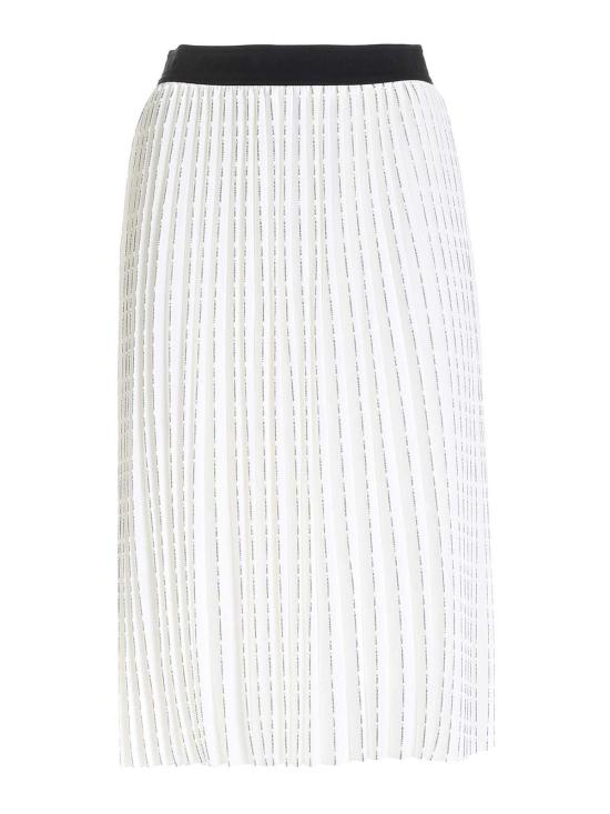  칼라거펠트 미디 스커트 221W1202100 White