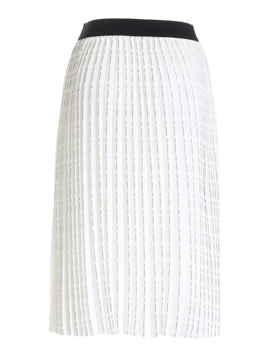  칼라거펠트 미디 스커트 221W1202100 White - KARL LAGERFELD