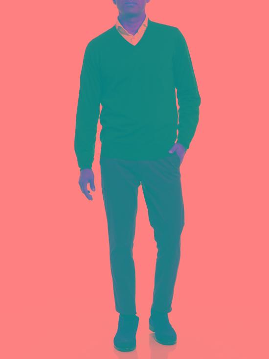  브루넬로 쿠치넬리 긴팔 티셔츠 M2400162CW425 Dark Blue - BRUNELLO CUCINELLI