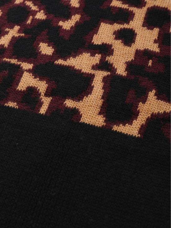  루루 기네스 머플러/스카프 50160457BLACKTANCHINARED Animal Print - LULU GUINNESS