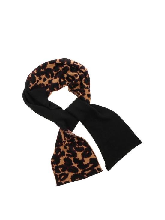  루루 기네스 머플러/스카프 50160457BLACKTANCHINARED Animal Print - LULU GUINNESS