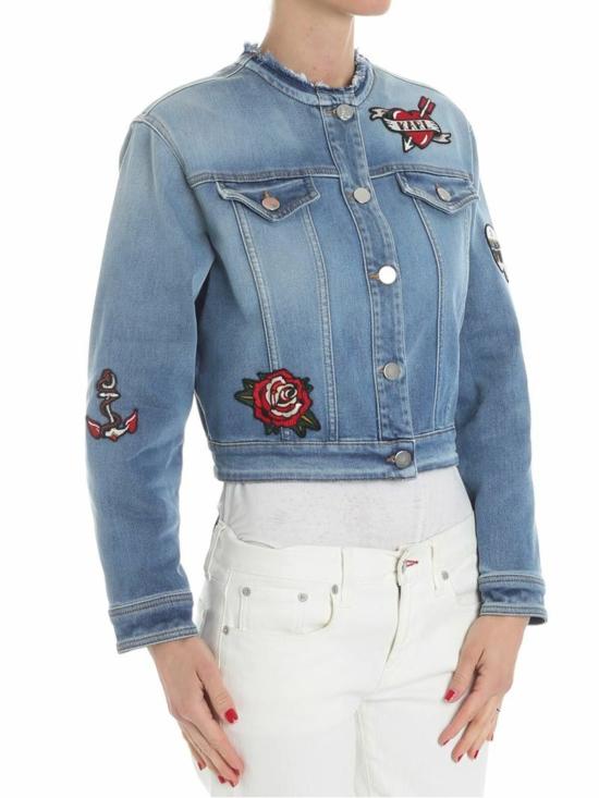  칼라거펠트 데님 자켓 81KW1404D09 Light Blue - KARL LAGERFELD