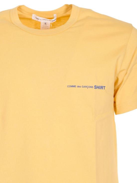  꼼데가르송 반팔 티셔츠 FGT0203 Yellow - COMME DES GARCONS
