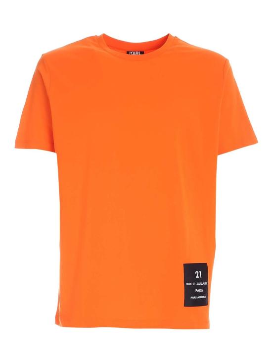  칼라거펠트 반팔 티셔츠 755042511224170 Orange