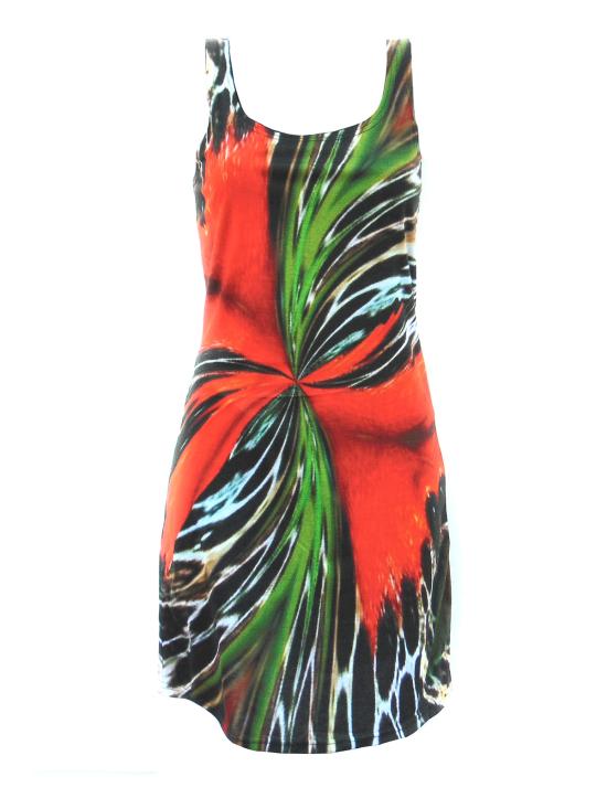  마리아 엔리카 나르디 숏 원피스 BM153L5282RDBK Multicolour