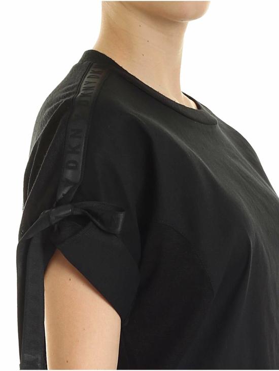  디케이엔와이 반팔 티셔츠 P0AACENVPLK BLACK - DKNY