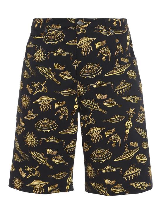  모스키노 숏팬츠 035220511555 Black - MOSCHINO