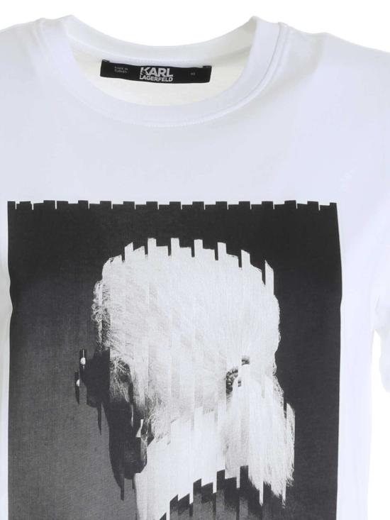  칼라거펠트 반팔 티셔츠 205W1718100 White - KARL LAGERFELD