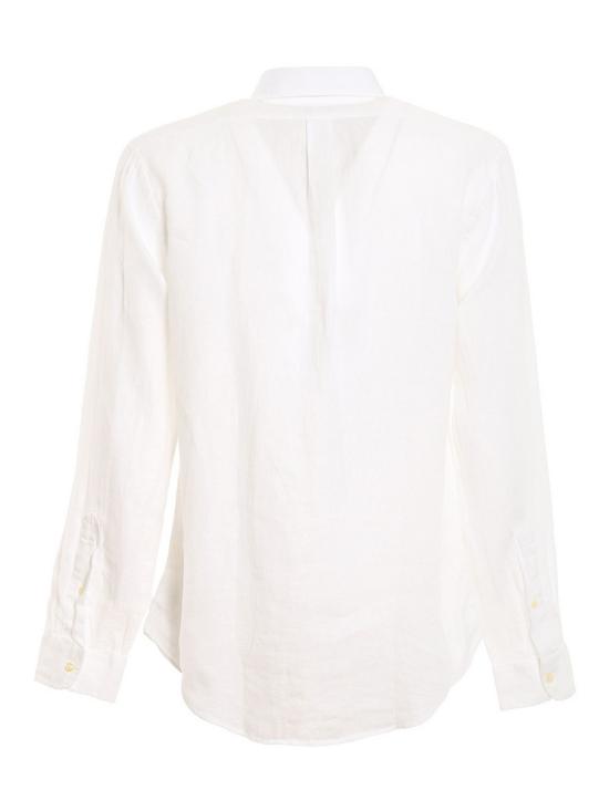  랄프 로렌 긴팔 셔츠 710829443002 White - RALPH LAUREN