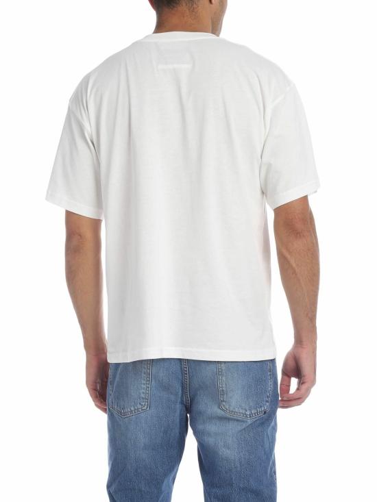  모스키노 반팔 티셔츠 070452401002 White - MOSCHINO