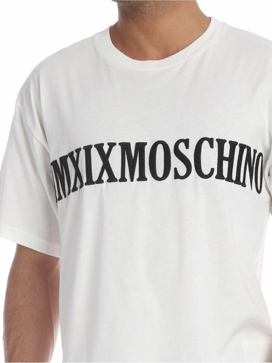  모스키노 반팔 티셔츠 070452401002 White - MOSCHINO