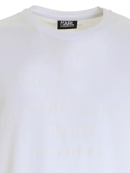  칼라거펠트 반팔 티셔츠 75503951122410 White - KARL LAGERFELD