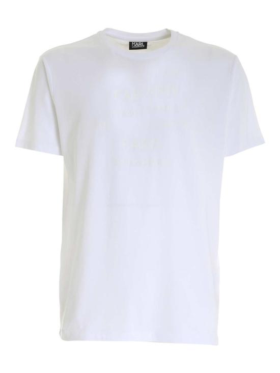 칼라거펠트 반팔 티셔츠 75503951122410 White