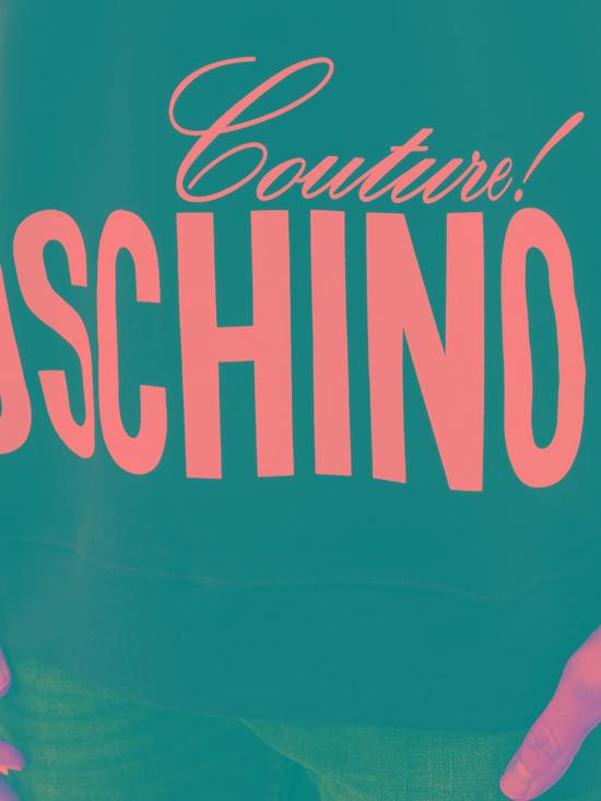  모스키노 긴팔 티셔츠 170802271555 Black - MOSCHINO