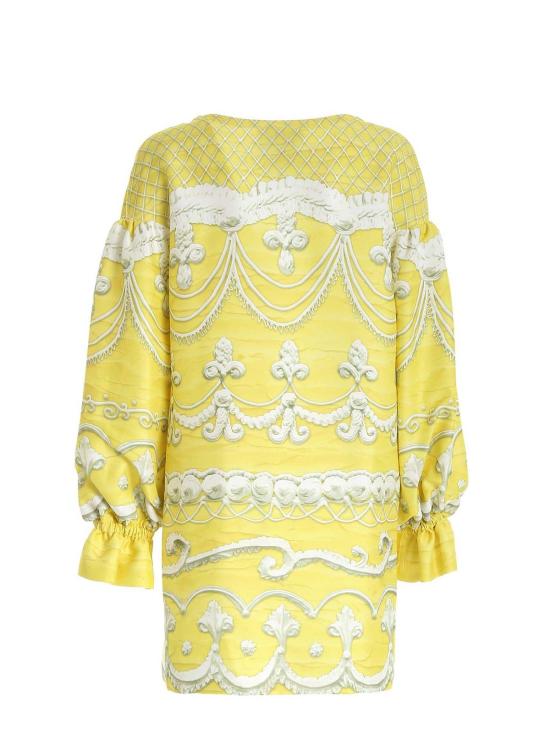  모스키노 미디 원피스 046354521026 Yellow - MOSCHINO