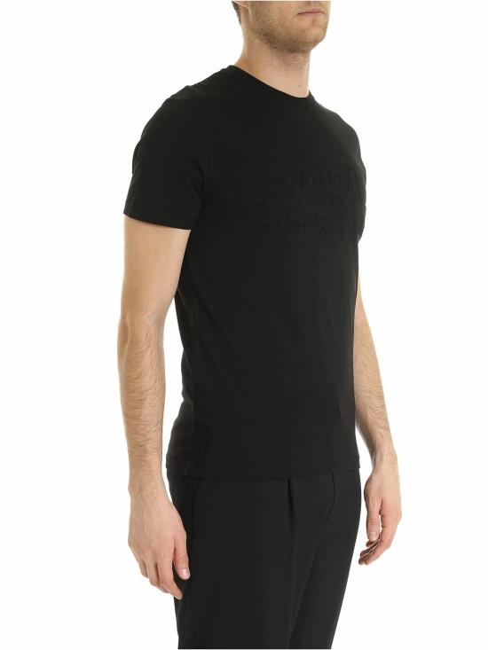  칼라거펠트 반팔 티셔츠 755040592223990 Black - KARL LAGERFELD