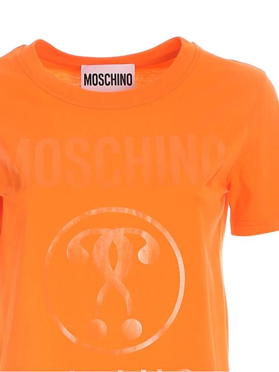  모스키노 반팔 티셔츠 071505401035 Orange - MOSCHINO