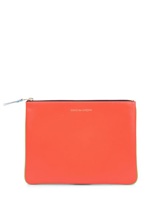  꼼데가르송 지갑 SA5100SFSUPERFLUOGREENORANGE Multicolour