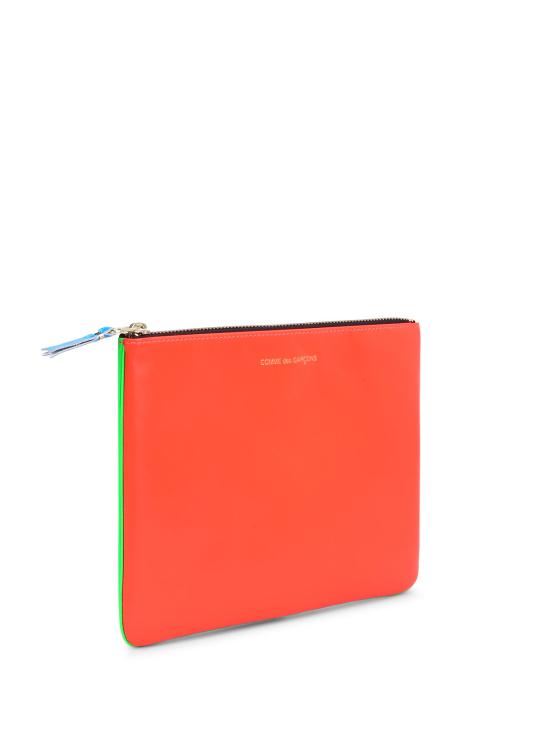  꼼데가르송 지갑 SA5100SFSUPERFLUOGREENORANGE Multicolour - COMME DES GARCONS