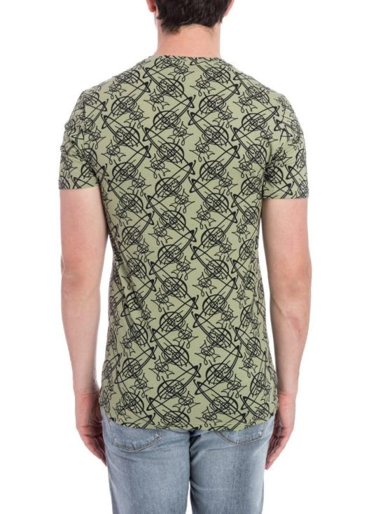  비비안웨스트우드 반팔 티셔츠 V5M200210204 Green - VIVIENNE WESTWOOD