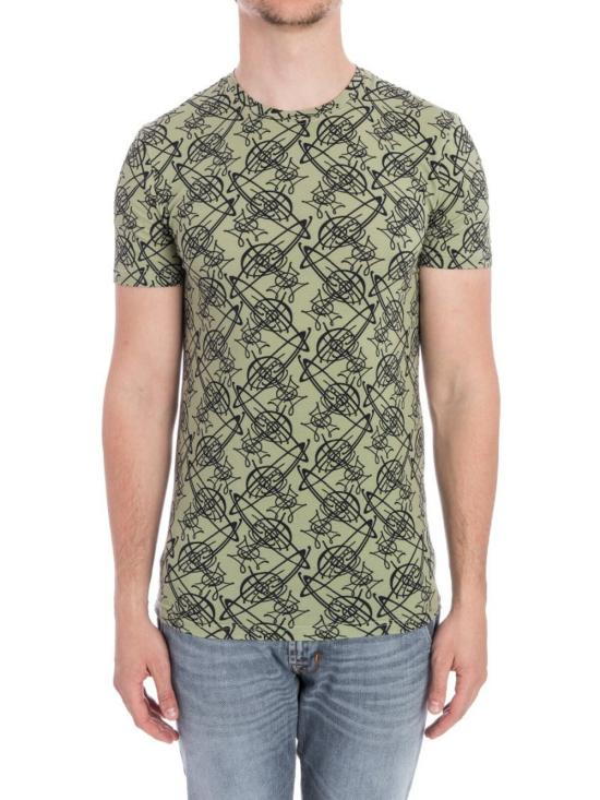  비비안웨스트우드 반팔 티셔츠 V5M200210204 Green