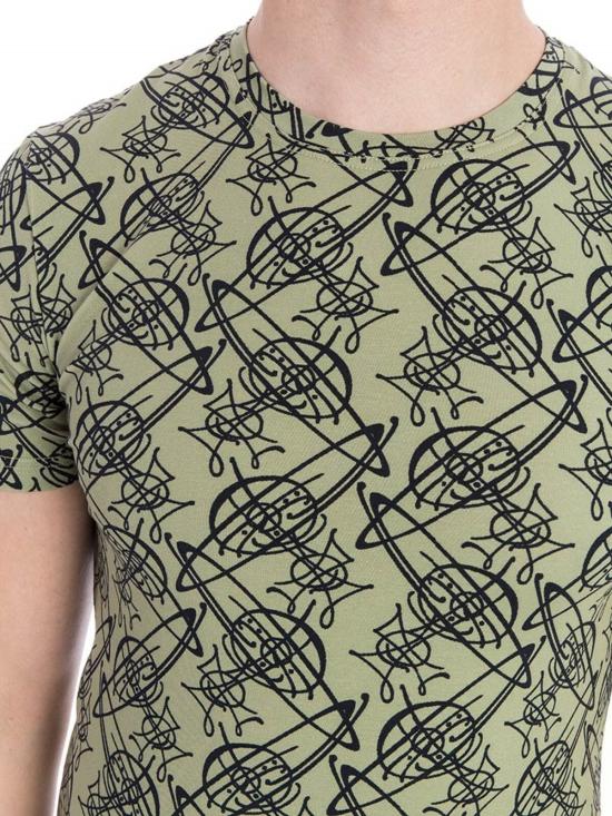  비비안웨스트우드 반팔 티셔츠 V5M200210204 Green - VIVIENNE WESTWOOD