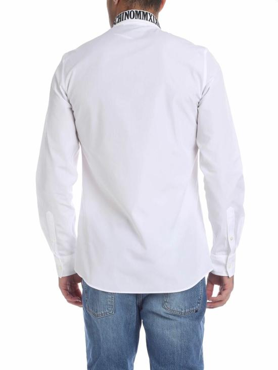  모스키노 긴팔 셔츠 020252351001 White - MOSCHINO