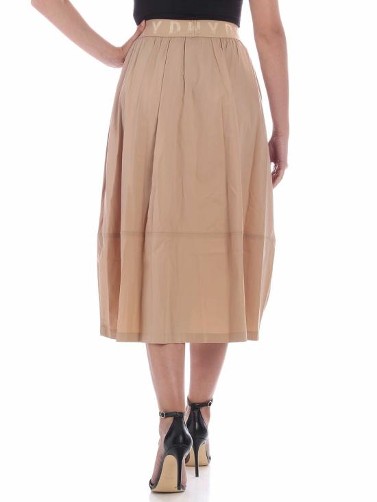  디케이엔와이 롱 스커트 P0AN0ENZQVV Beige - DKNY