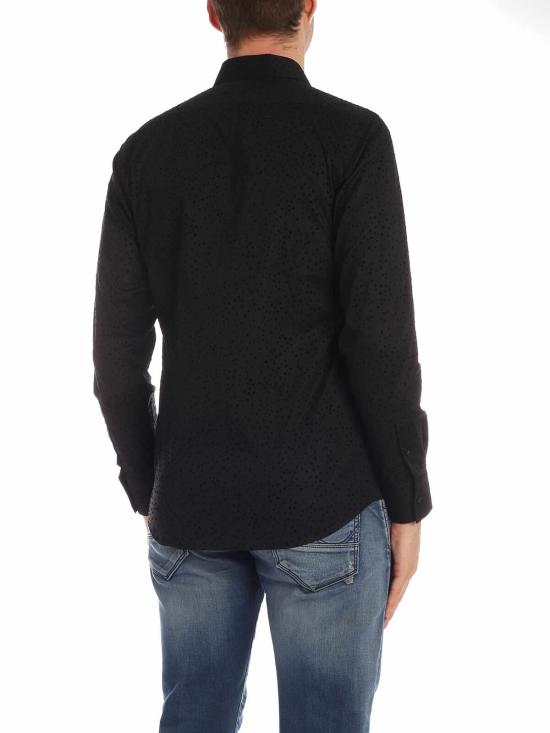  칼라거펠트 긴팔 셔츠 605000592603990 Black - KARL LAGERFELD