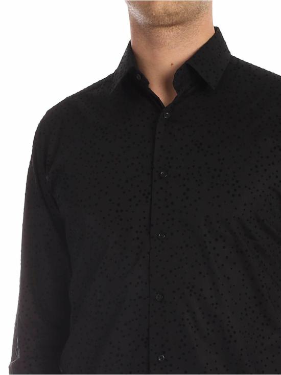  칼라거펠트 긴팔 셔츠 605000592603990 Black - KARL LAGERFELD